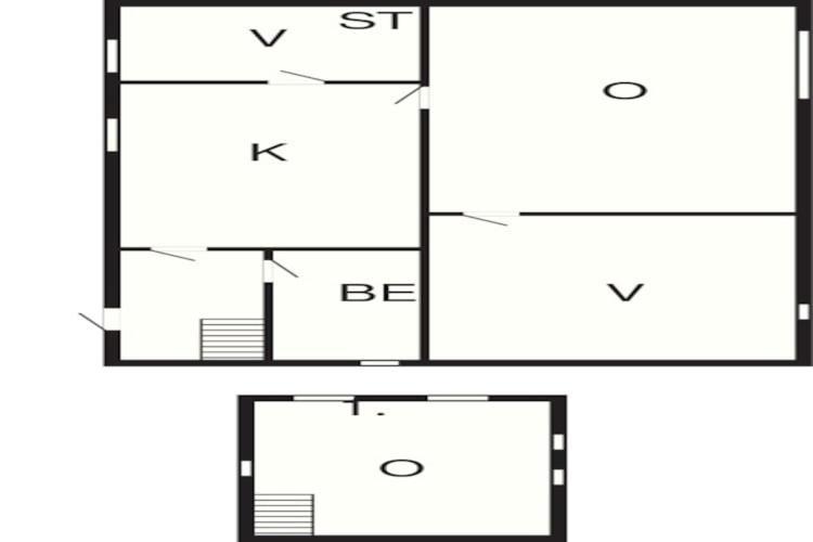 6 Person Holiday Home In Hj Rring 约灵 外观 照片