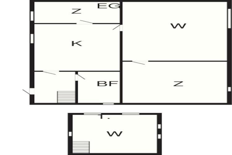 6 Person Holiday Home In Hj Rring 约灵 外观 照片